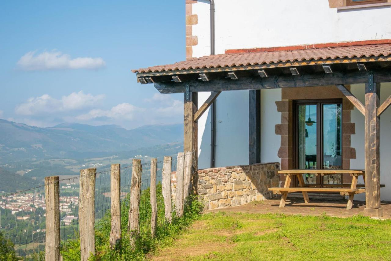Behin Batean, Espectacular Casa Rural En Pleno Corazon Del Valle Baztan Ziga Exterior foto
