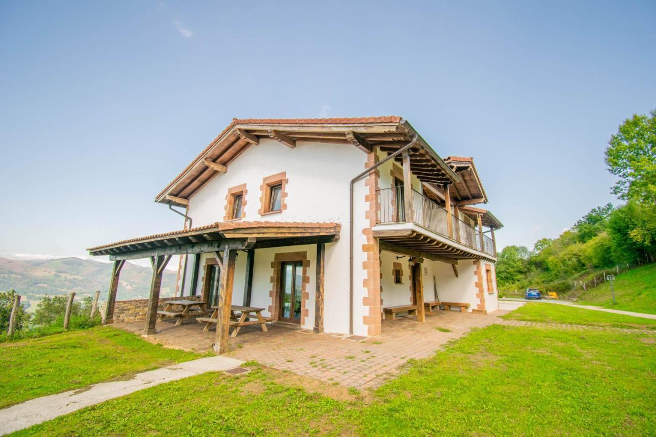 Behin Batean, Espectacular Casa Rural En Pleno Corazon Del Valle Baztan Ziga Exterior foto