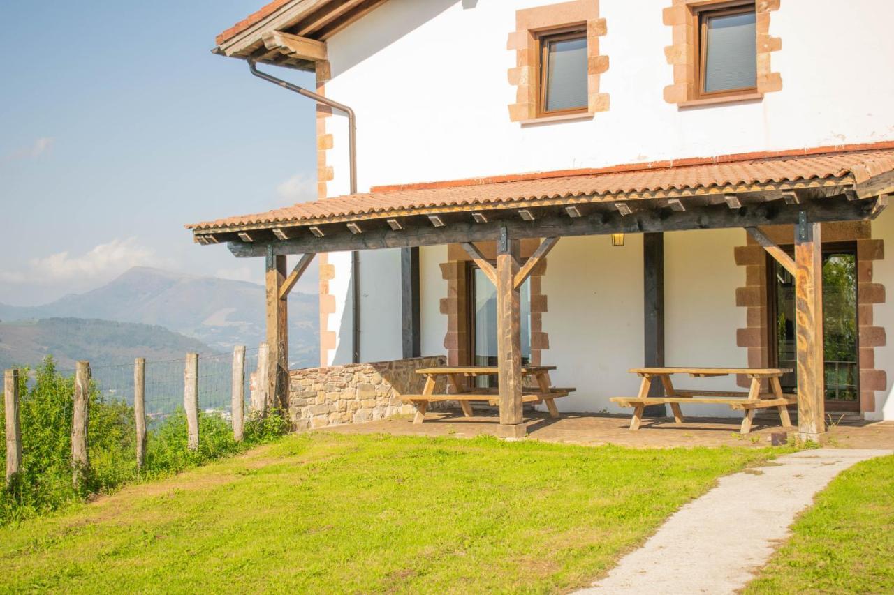 Behin Batean, Espectacular Casa Rural En Pleno Corazon Del Valle Baztan Ziga Exterior foto